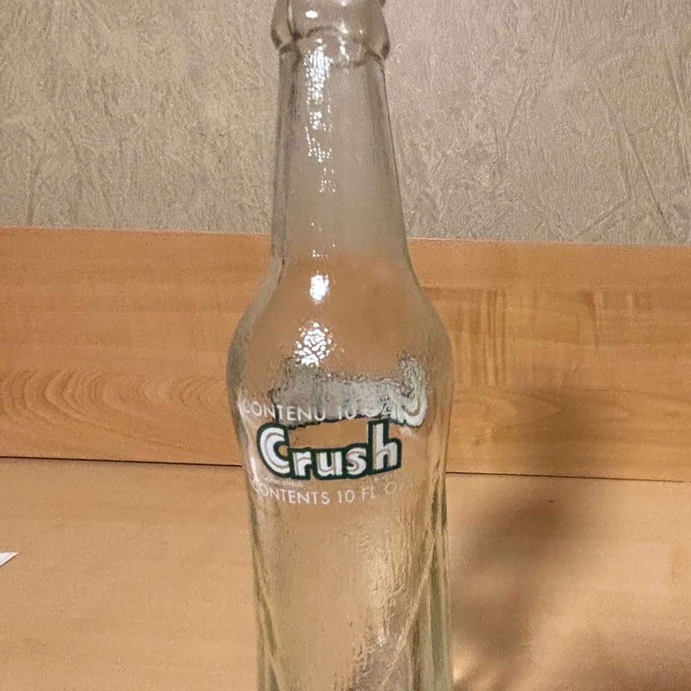 Vintage Orange Crush 10 oz. Pop Bottle